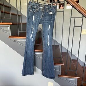Vanity Kennedy flared bell bottom jeans size 29 W 33 long
